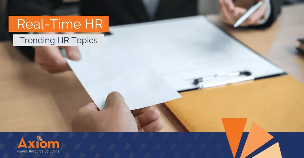 Real-Time HR: Accepting a Resignation
