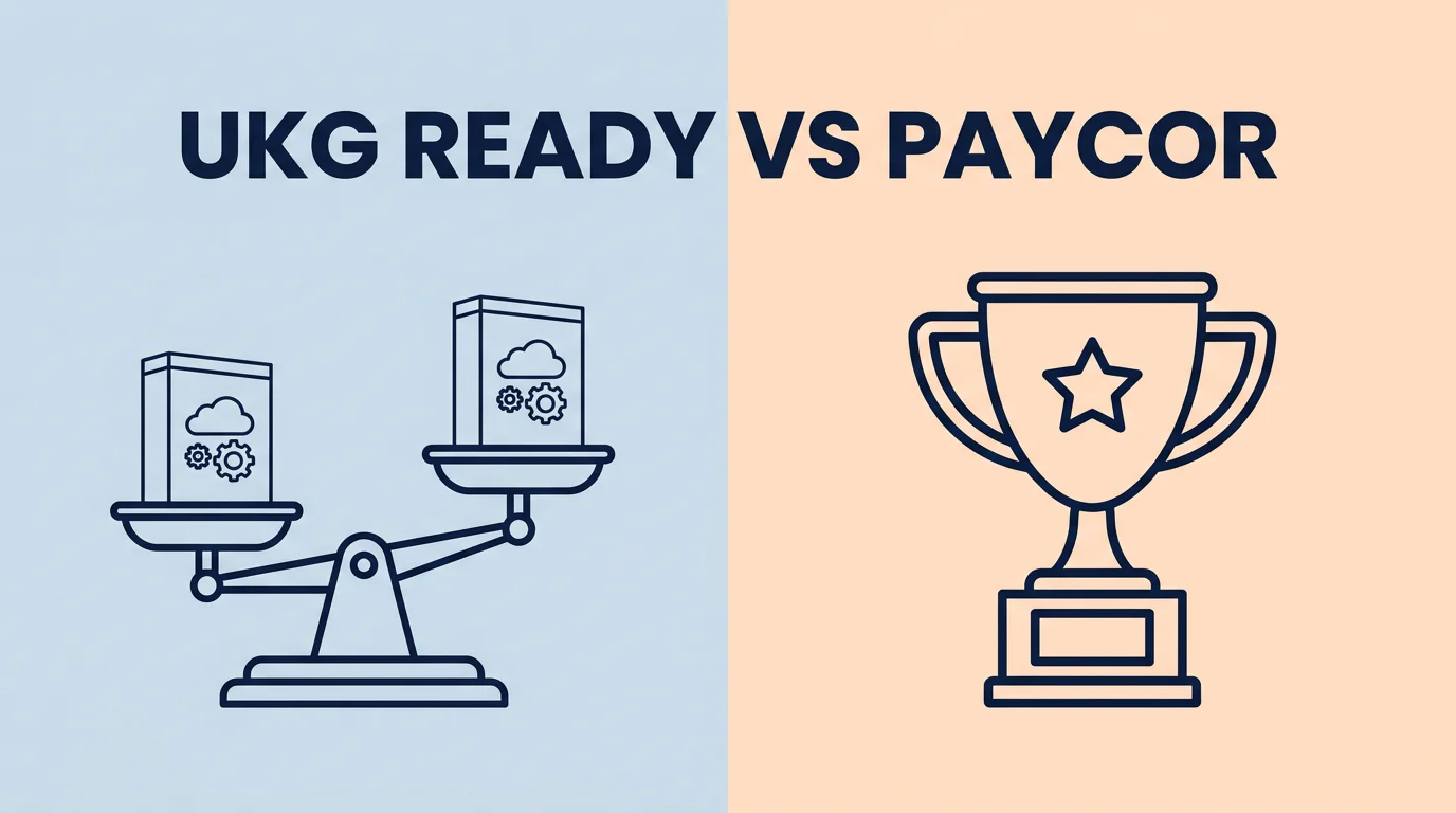 UKG vs Paycor comparison infographic by Axiom HRS, UKG Ready Preferred Partner